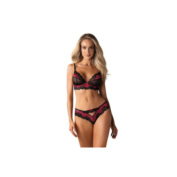 Tulia Ensemble 2 pcs - Noir et Fuchsia